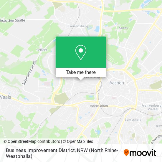 Business Improvement District map