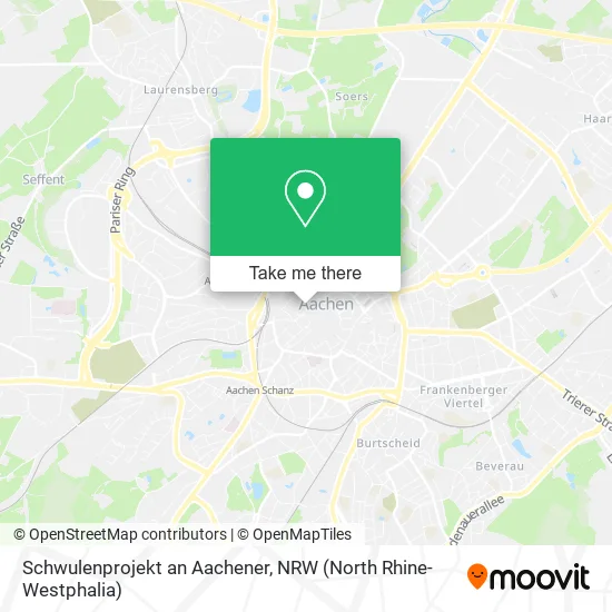 Карта Schwulenprojekt an Aachener