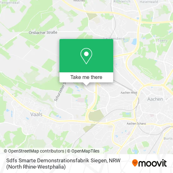 Карта Sdfs Smarte Demonstrationsfabrik Siegen