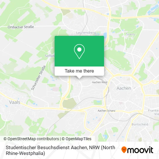 Карта Studentischer Besuchsdienst Aachen