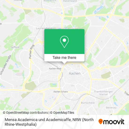 Mensa Academica und Academicaffe map