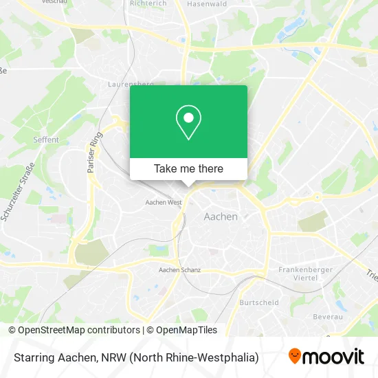 Starring Aachen map