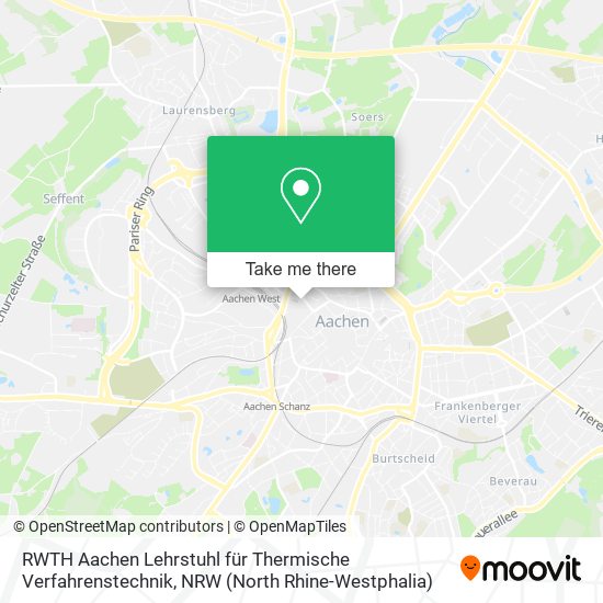 RWTH Aachen Lehrstuhl für Thermische Verfahrenstechnik map