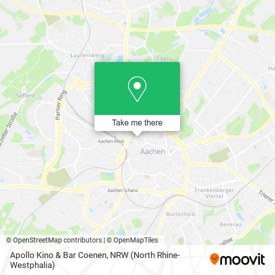 Apollo Kino & Bar Coenen map