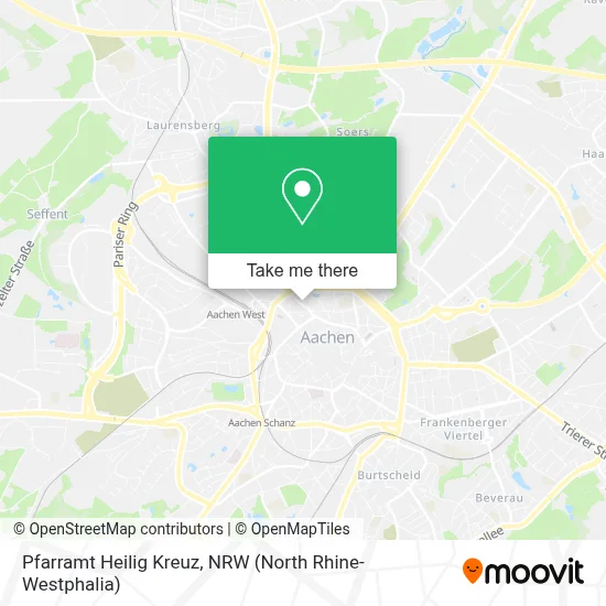 Pfarramt Heilig Kreuz map