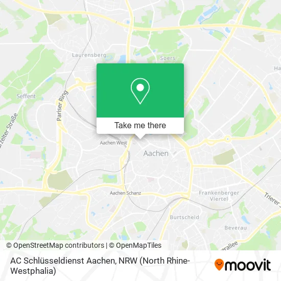 Карта AC Schlüsseldienst Aachen