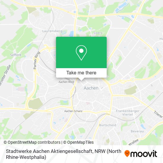 Stadtwerke Aachen Aktiengesellschaft map