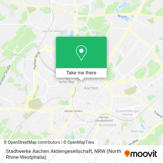 Stadtwerke Aachen Aktiengesellschaft map