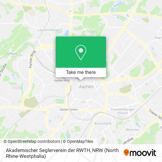 Akademischer Seglerverein der RWTH map