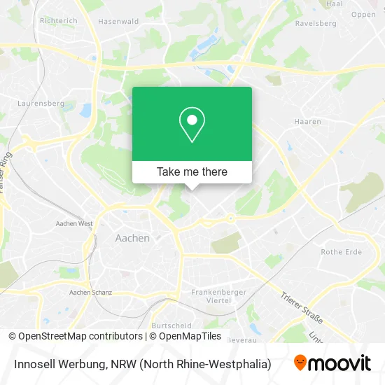 Карта Innosell Werbung