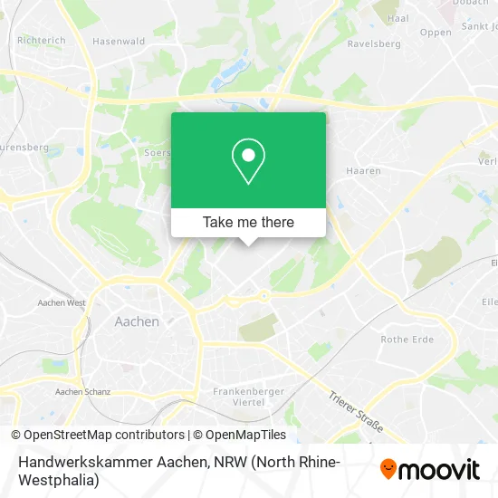 Карта Handwerkskammer Aachen