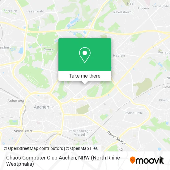 Карта Chaos Computer Club Aachen