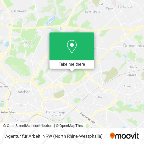 Карта Agentur für Arbeit
