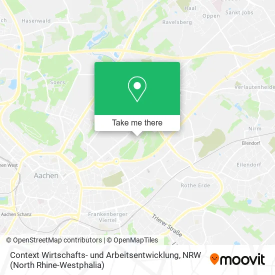 Карта Context Wirtschafts- und Arbeitsentwicklung
