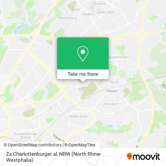 Карта Za Charlottenburger al
