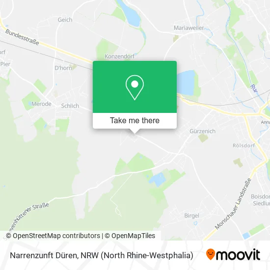 Карта Narrenzunft Düren