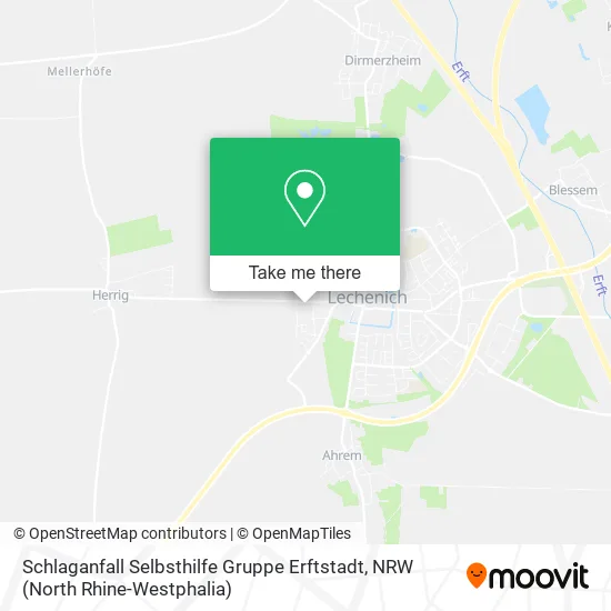 Карта Schlaganfall Selbsthilfe Gruppe Erftstadt