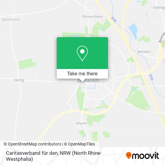Caritasverband für den map