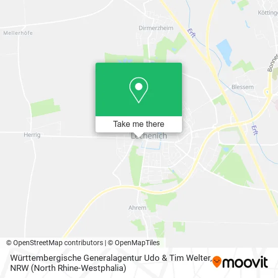 Карта Württembergische Generalagentur Udo & Tim Welter