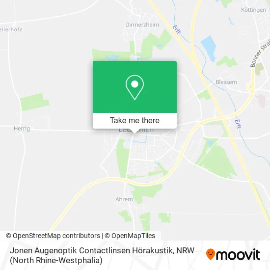 Карта Jonen Augenoptik Contactlinsen Hörakustik