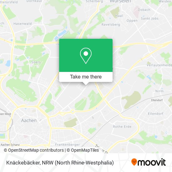 Knäckebäcker map