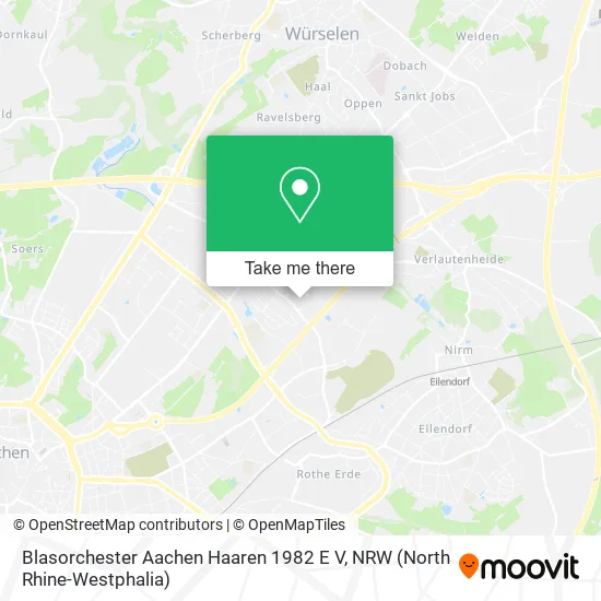 Карта Blasorchester Aachen Haaren 1982 E V