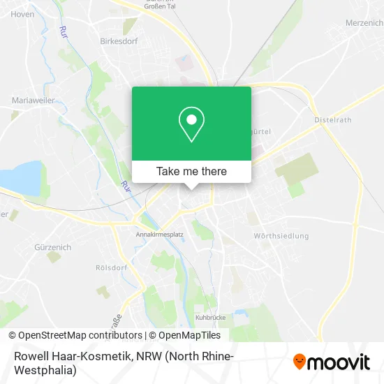 Карта Rowell Haar-Kosmetik