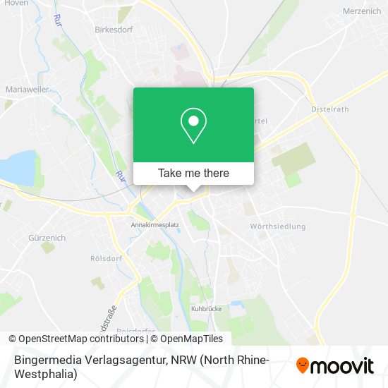 Bingermedia Verlagsagentur map