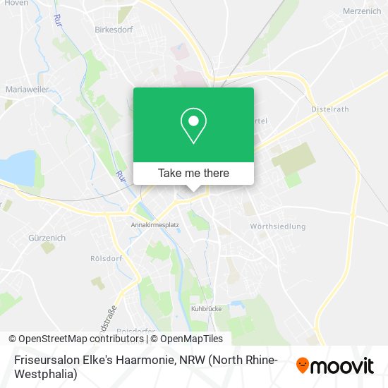 Friseursalon Elke's Haarmonie map