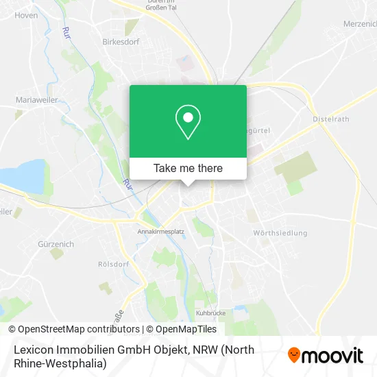 Карта Lexicon Immobilien GmbH Objekt