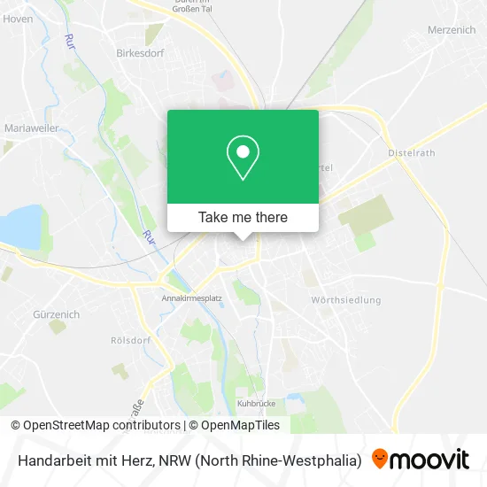 Карта Handarbeit mit Herz