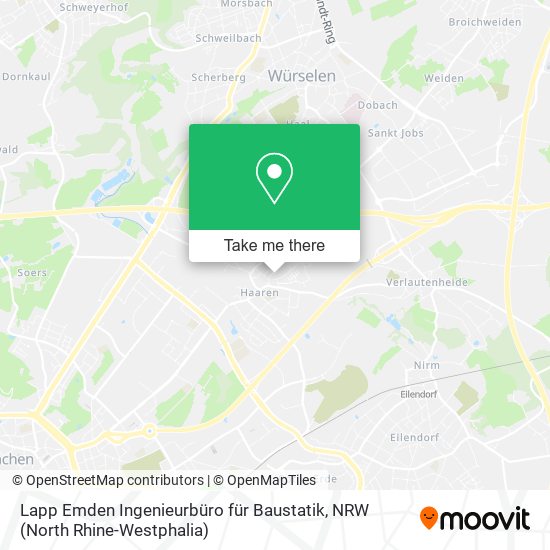 Lapp Emden Ingenieurbüro für Baustatik map
