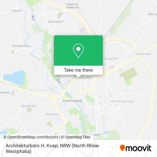 Карта Architekturbüro H. Koep