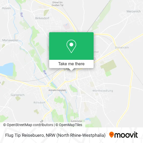 Карта Flug Tip Reisebuero