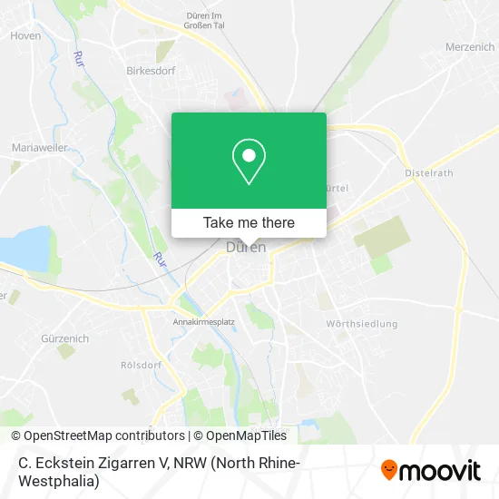 Карта C. Eckstein Zigarren V