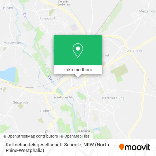 Карта Kaffeehandelsgesellschaft Schmitz