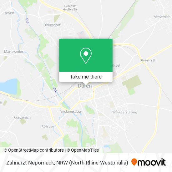 Карта Zahnarzt Nepomuck