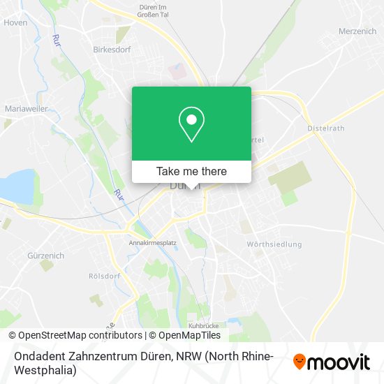 Ondadent Zahnzentrum Düren map