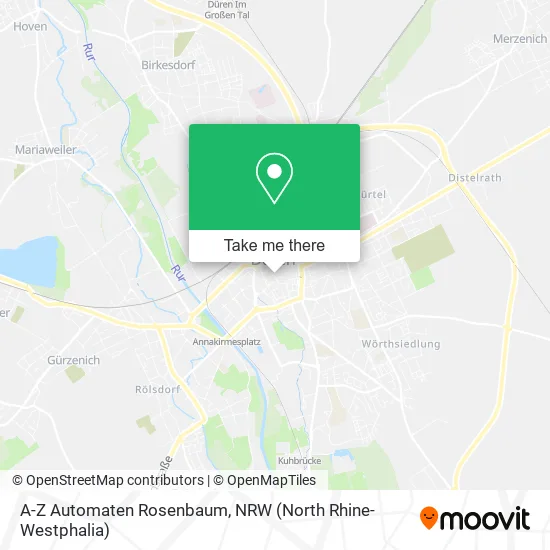 Карта A-Z Automaten Rosenbaum