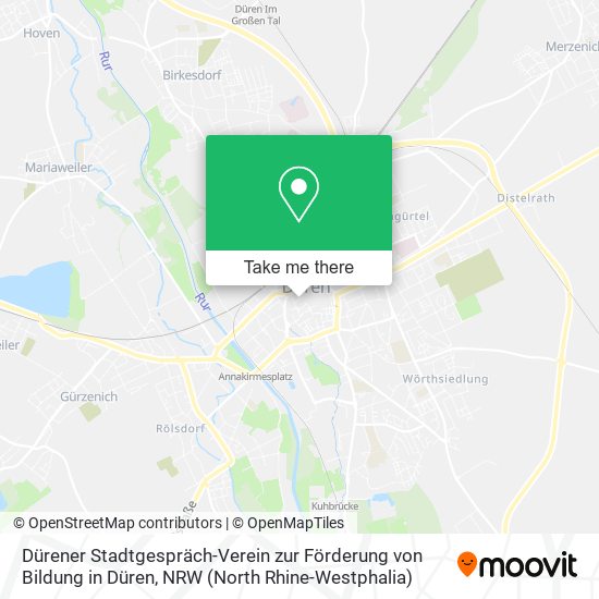 Dürener Stadtgespräch-Verein zur Förderung von Bildung in Düren map