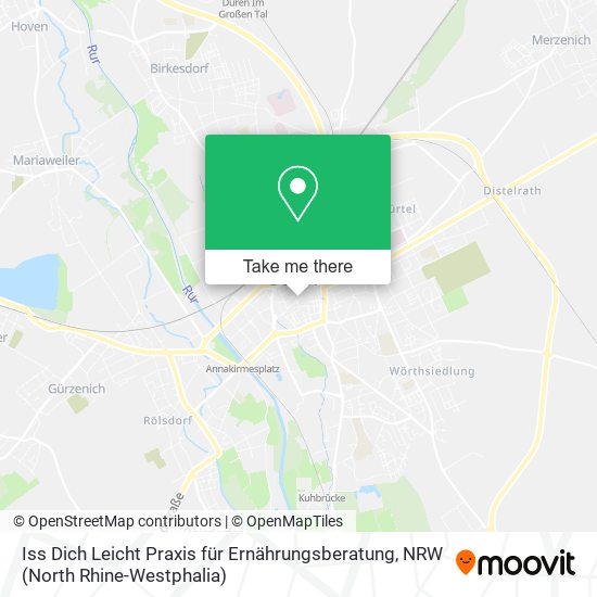 Iss Dich Leicht Praxis für Ernährungsberatung map