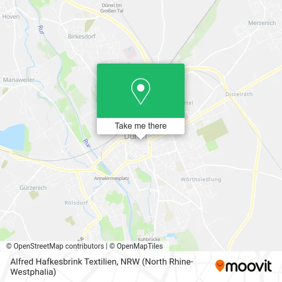 Карта Alfred Hafkesbrink Textilien