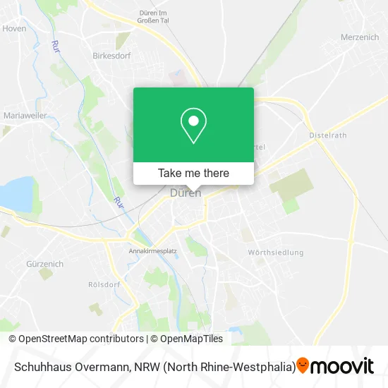 Карта Schuhhaus Overmann