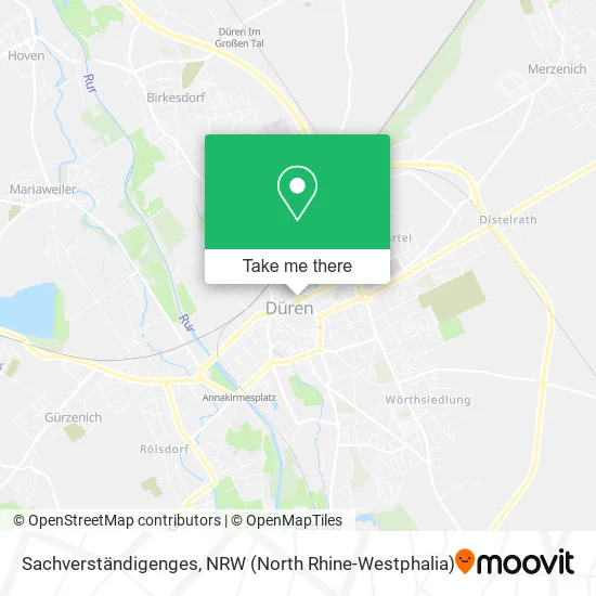 Карта Sachverständigenges