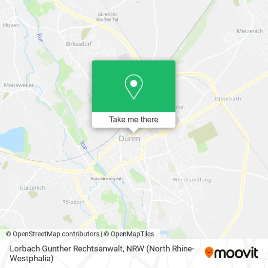 Lorbach Gunther Rechtsanwalt map