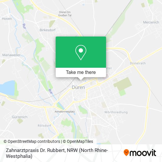 Zahnarztpraxis Dr. Rubbert map