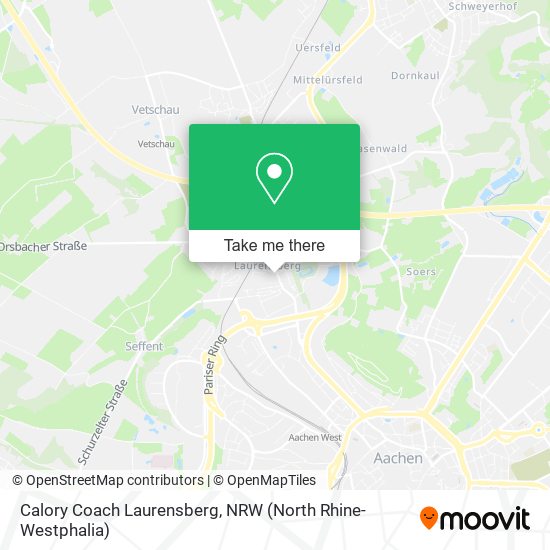 Calory Coach Laurensberg map