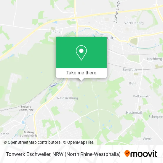 Карта Tonwerk Eschweiler