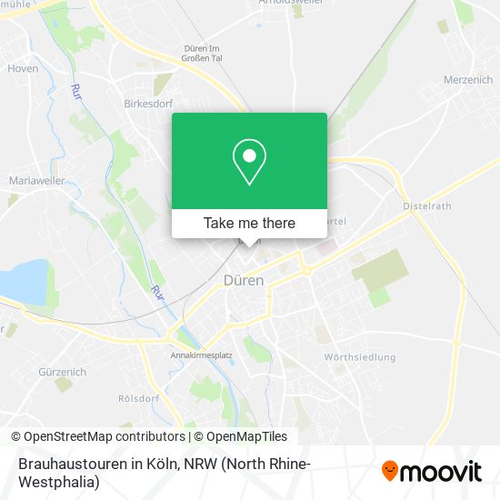 Brauhaustouren in Köln map