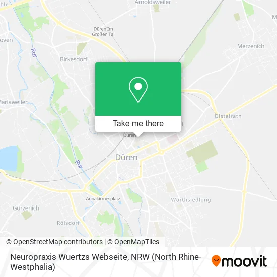 Карта Neuropraxis Wuertzs Webseite